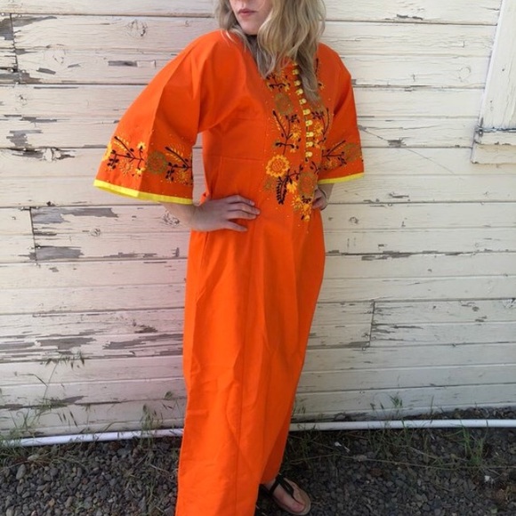 orange caftan